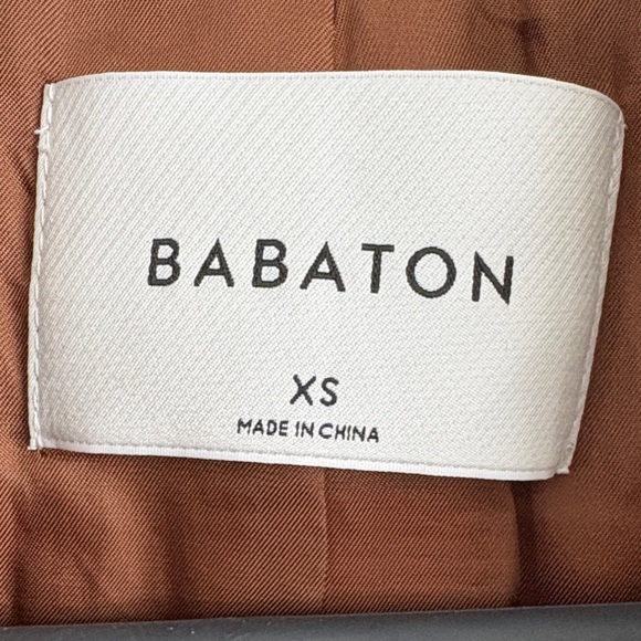 Babaton Tan Double-Breasted pea Coat - Picture 2 of 4